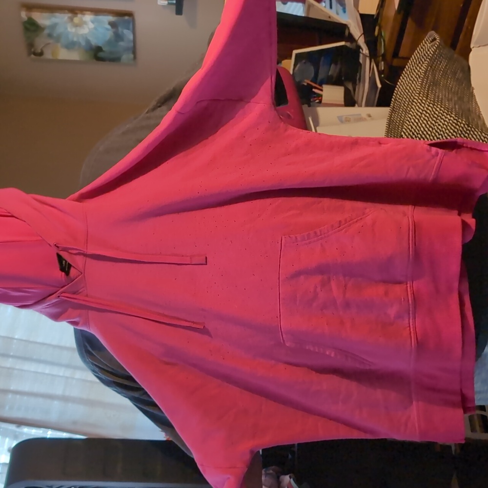 Bright Pink Hoodie with Pocket